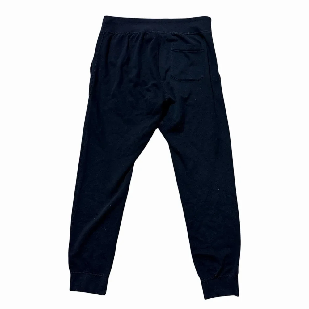 Polo Ralph‎ Lauren Sweatpants Mens Medium Black Fleece Drawstring Pony Joggers
